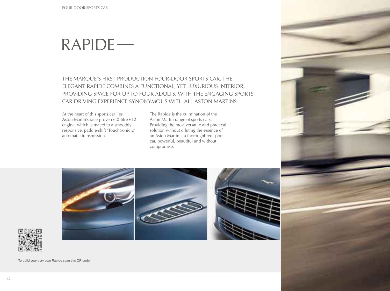 2012 Aston Martin Model Range Brochure Page 5
